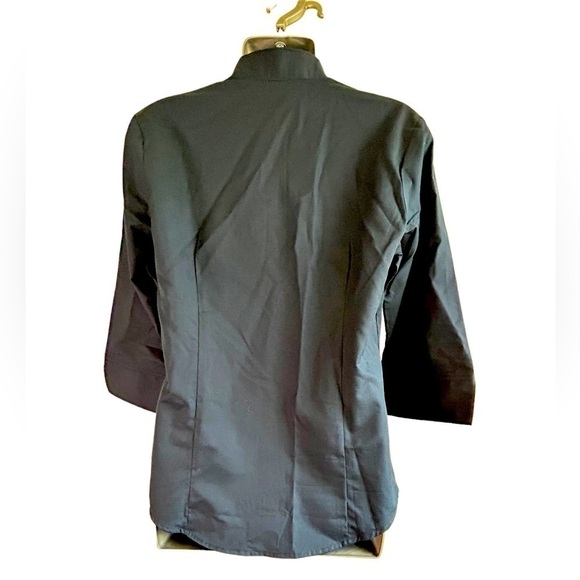 Russell Collection Button Down Navy Blue 3/4 Sleeve • NWT • Size: Medium - Picture 4 of 7